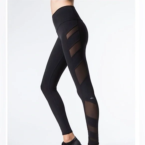 Sheila Legging Alo Block High Waist Legging ALO Yoga Pants Jumpsuits Alo  Yoga Block High Waist Leggings Size Medium Euc Poshmark
